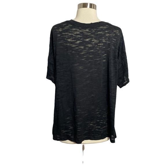 Free People We The Free Black Sheer Top Size S - Picture 3 of 7